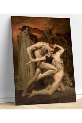 William Bouguereau - Dante And Virgile Kanvas Tablo ugtcR809