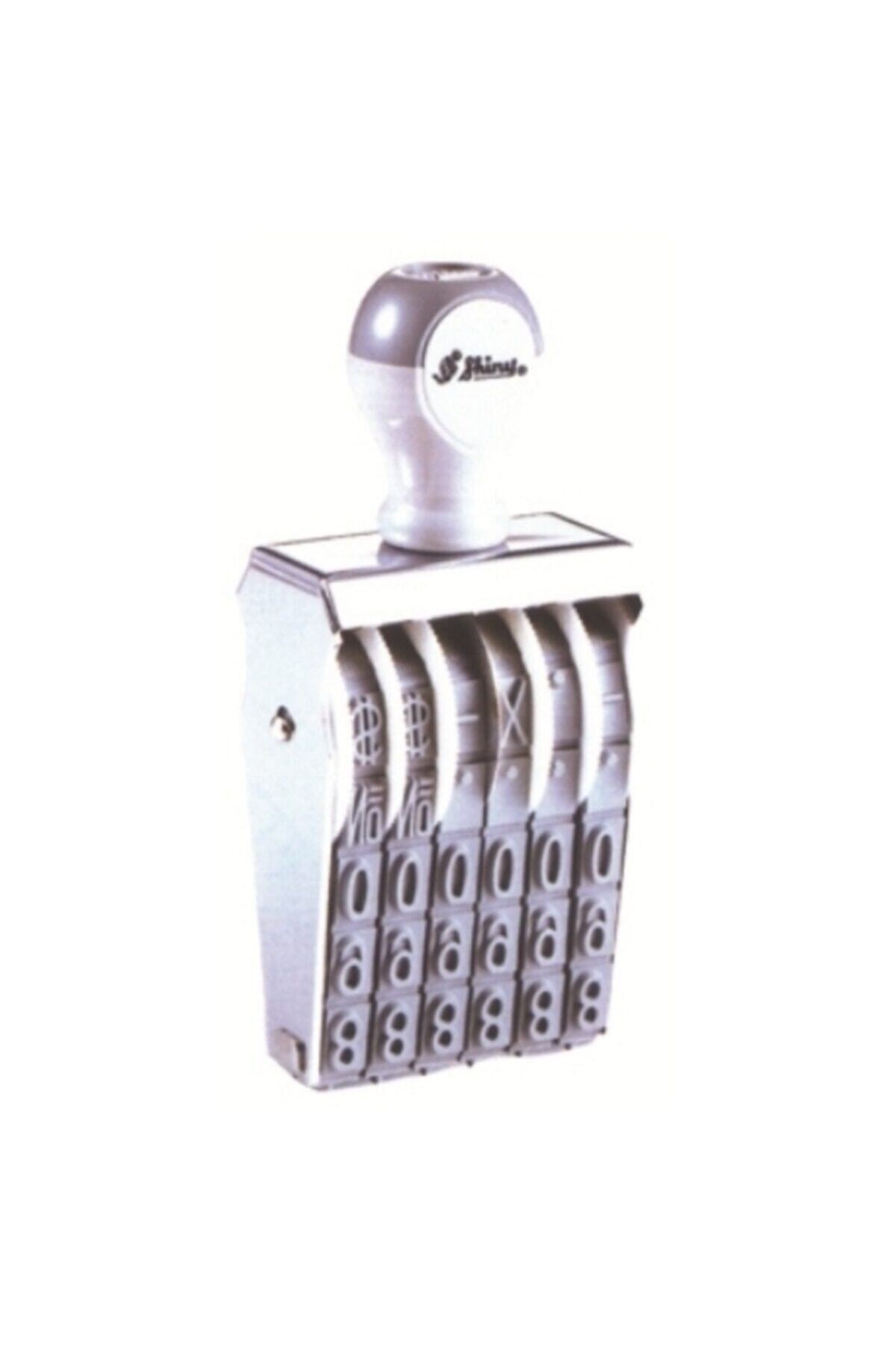 SHINY Numaratör Kaşe 7mm 6 Hane N-26