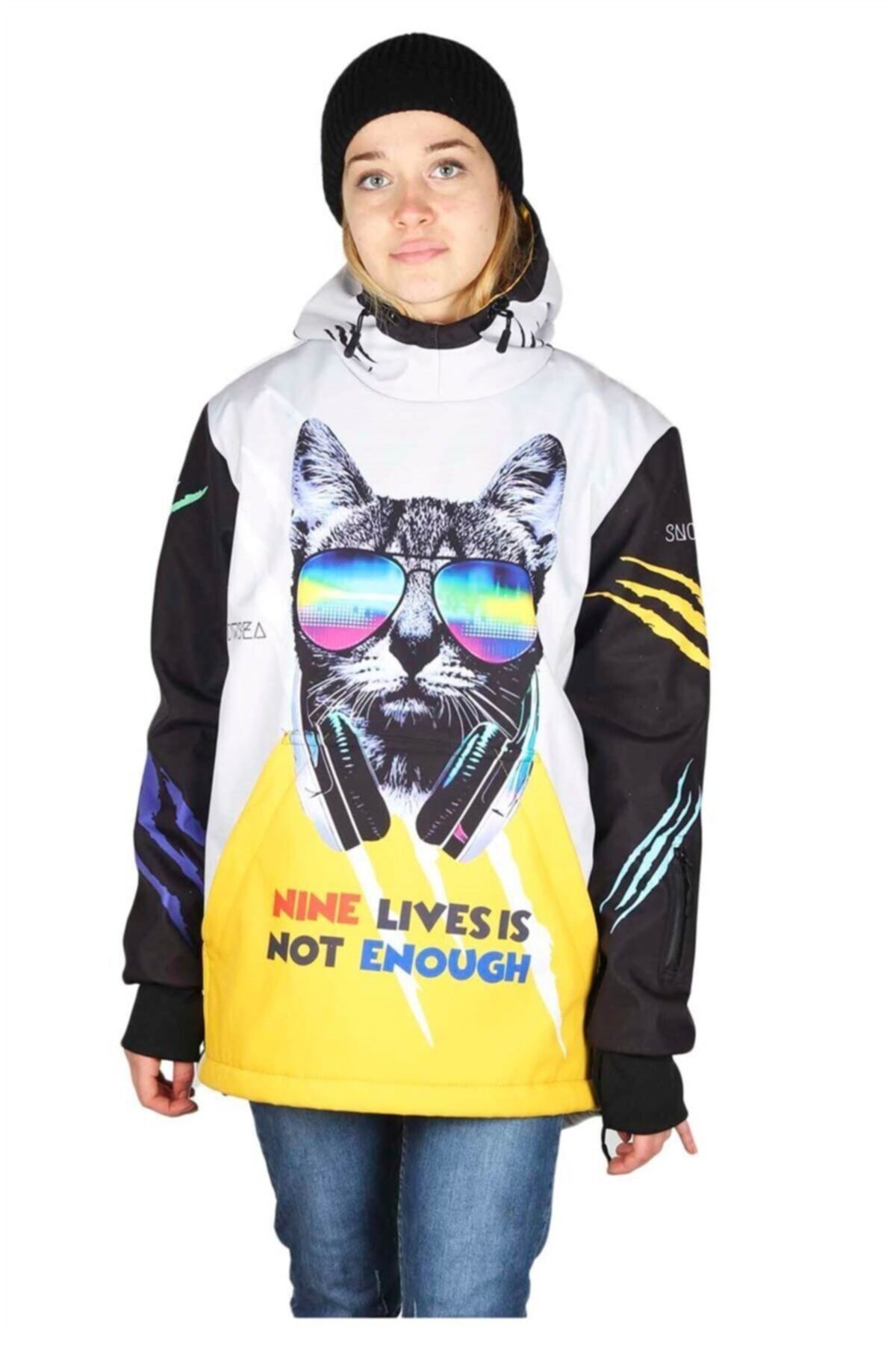 Tıklaalbeni Snowsea Cool Cat Snowboard Ve Kayak Montu