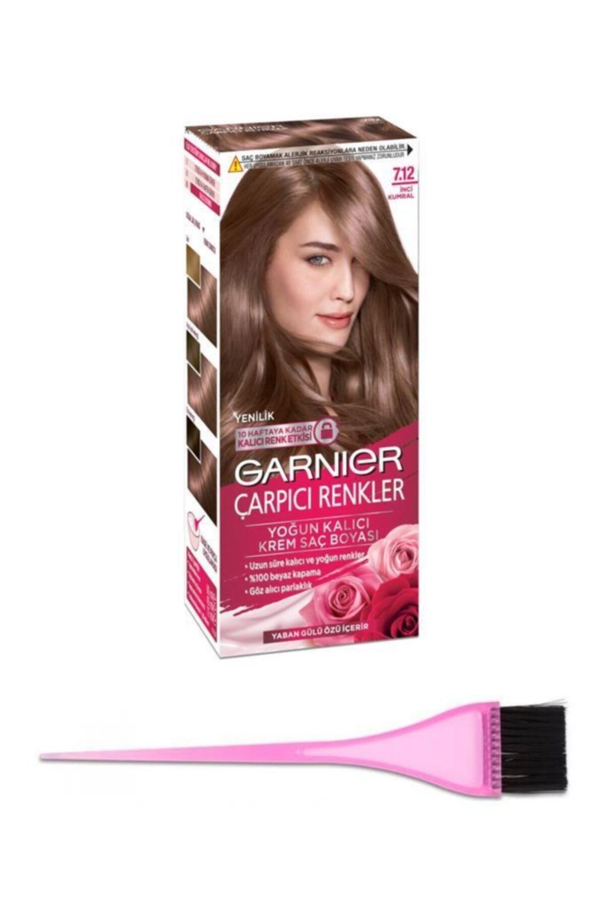 Garnier Color Naturals Saç Boyası 7.12+boya Fırçası