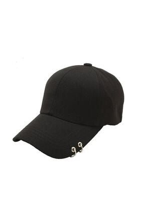 Unisex Siyah Piercingli Şapka KPOP072