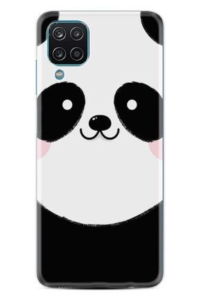 Samsung Galaxy M12 Kılıf Silikon Desen Exclusive Sevimli Panda 1794 m12xozel14