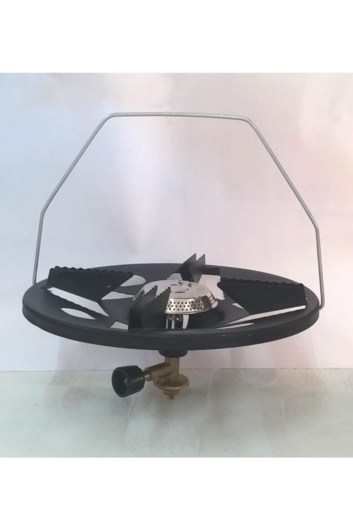 abnturk Gri Tüp Piknik Ocak Başlığı Kamp Ocağı Komple Başlık Seti Musluk+brülör+tencere Oturağı+tutma Sapı