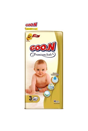Goon Premium Bebek Bezi Jumbo 3 Beden 40 Adet 7-12kg Midi 944316