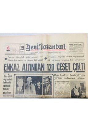 Yeni Istanbul Gazetesi 29 Temmuz 1967 - Enkaz Altından 120 Ceset Çıktı Gz53248 GZ53248