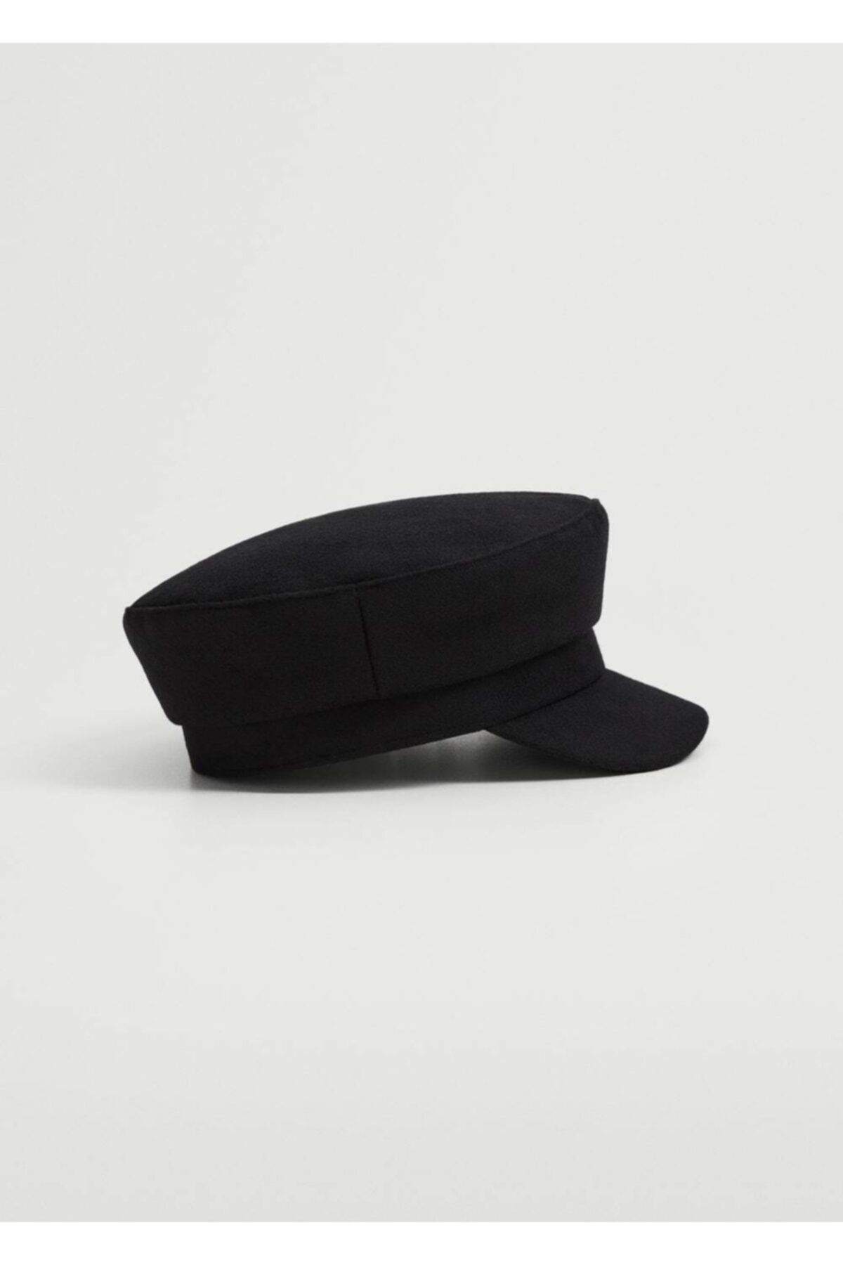 MANGO Woman-Dámsky čierny visor baret 3
