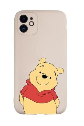 Iphone 11 Uyumlu Pooh Desenli Kamera Korumalı Lansman Kılıf Premium Silikonlu MCIP11KKLANS529