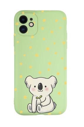 Iphone 11 Uyumlu Koala Desenli Kamera Korumalı Lansman Kılıf Premium Silikonlu MCIP11KKLANS281