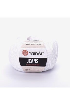 Jeans Amigurumi Örgü Ipi Beyaz 62 Amigurimi Bebek Ipi Punch İpi Yarn-Art