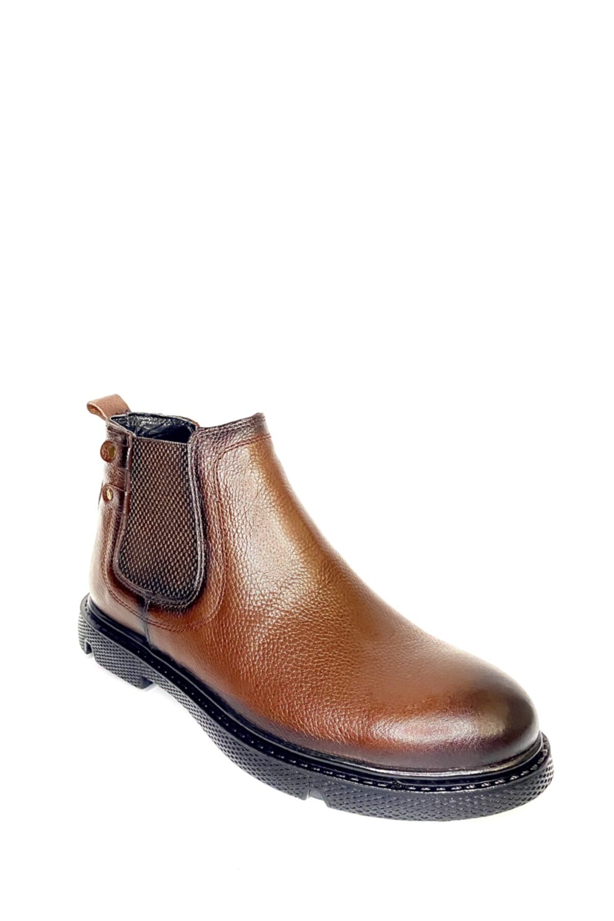 بوت مردانه قهوه ای JuBu | 3103 اورجینال - تصویر 2