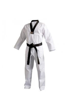 Beyaz Siyah Yaka Taekwondo Elbisesi Z-SYTE011
