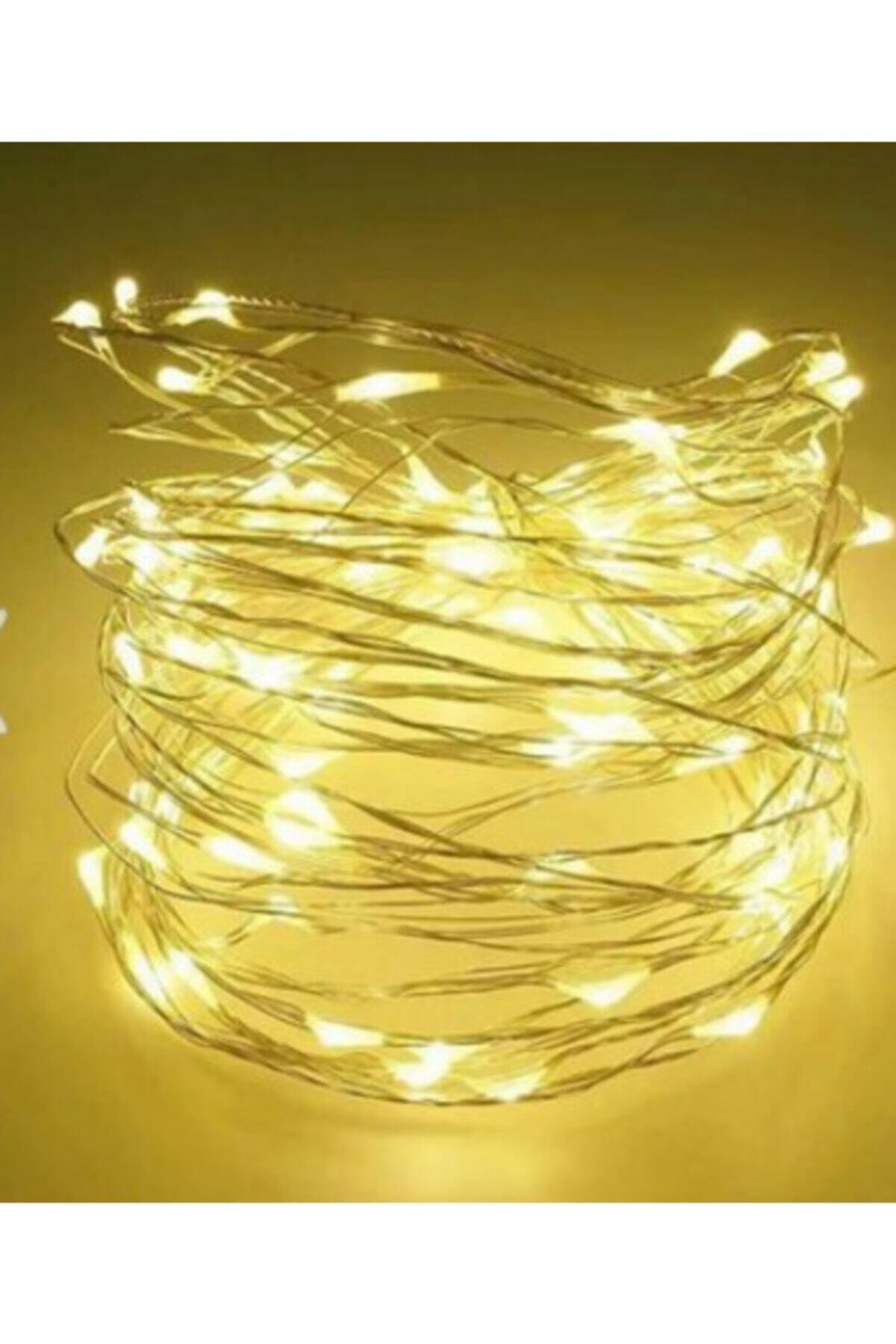 Happyland 2 Adet Yılbaşı Günışığı Renk Pilli Peri Tel Led 3 Metre