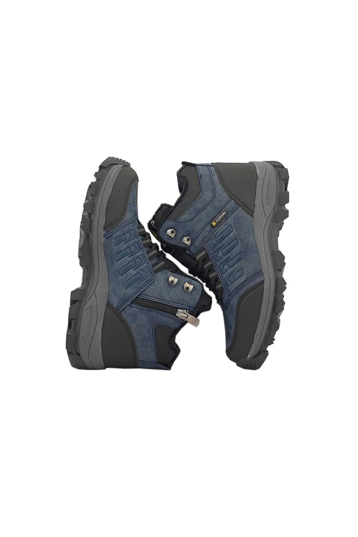 بوت مردانه آبی سرمه ای İLGİPARK | 1305ilgipark اورجینال - تصویر 4