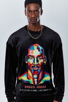 Erkek Siyah Jordan Sweatshirt DD-JS01