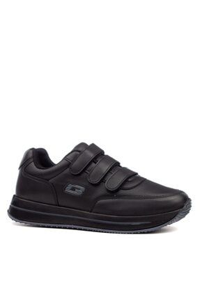 Kadın Sneaker Comfort Cırtlı Siyah Spor Ayakkabı GLT01