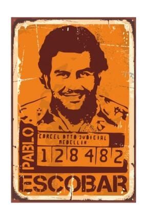 Pablo Escobar Retro Vintage Ahşap Poster ATC00849