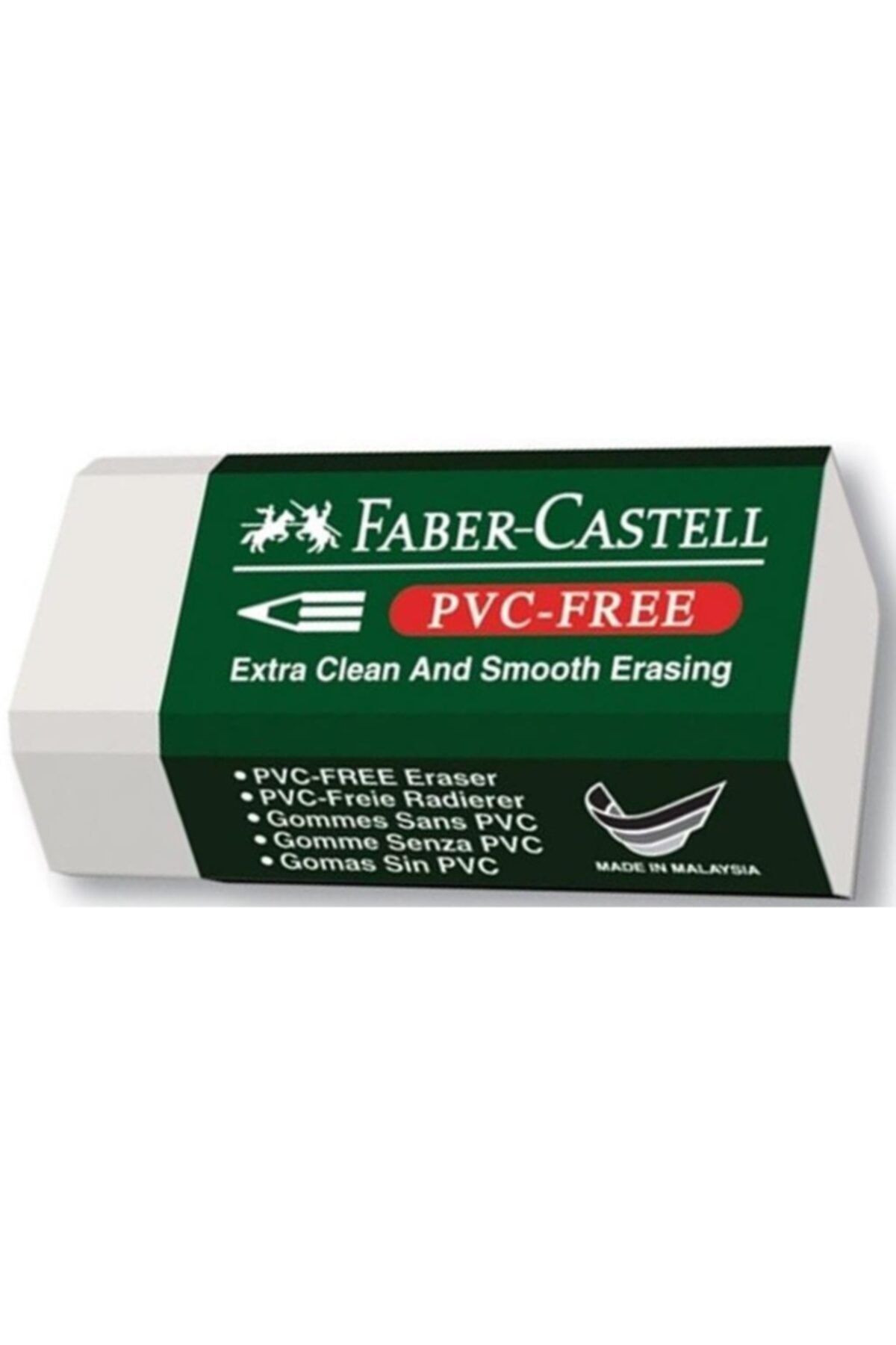 Faber Castell - (5 Adet) Pvc Free No:30 Küçük Boy Beyaz Silgi