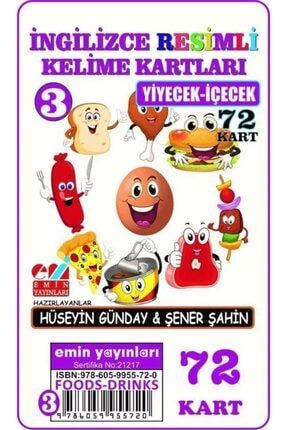 Ingilizce Resimli Kelime Kartları 3 / Yiyecek-içecek 459099