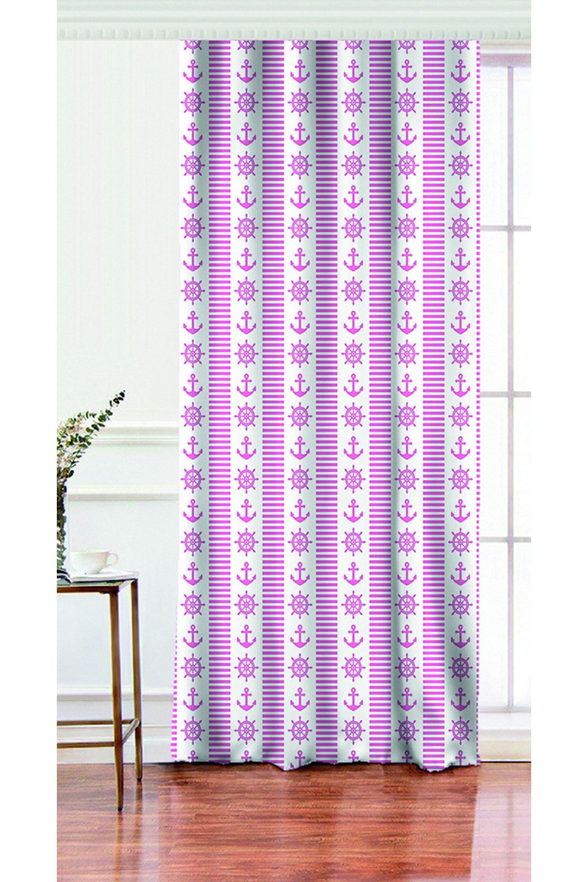 Realhomes Perdele De Fundal Pentru Living Cu O Singură Aripă Cu Design Special Imprimat Digital - 140 x 200