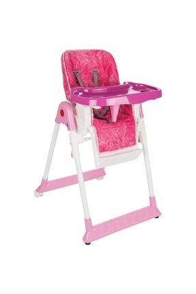 Poly Smart Mama Sandalyesi - Sırt Ayarlı Ve Kademeli - Pembe poly smart pembe