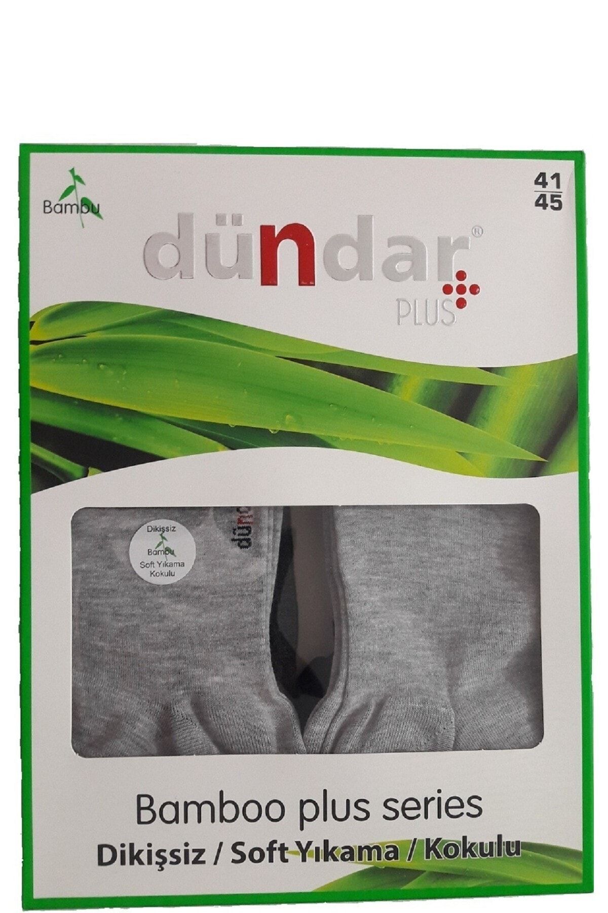 Dündar-Men's White Bamboo Non-Smelling Special Socks 6-Pack 5