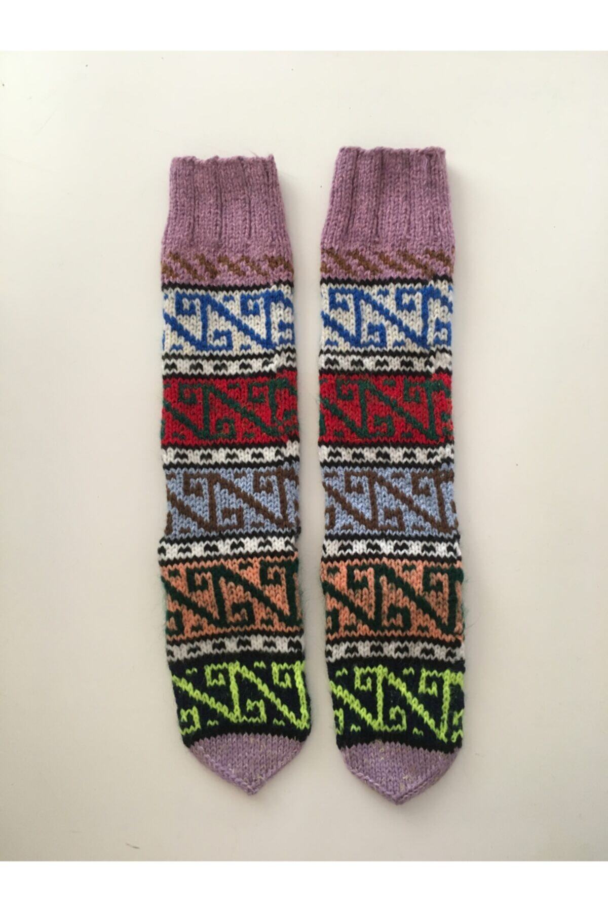OQQA-Hand Knitted Wool Socks 1