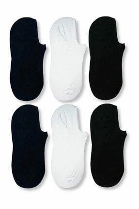 Kadın Siyah+beyaz Bambu Görünmez (sneaker) Spor Ayakkabı Çorabı 86216729590122Crmnycrmny
