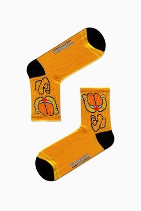 Garfield Desenli Renkli Spor Çorap TNS-U1005-36-44