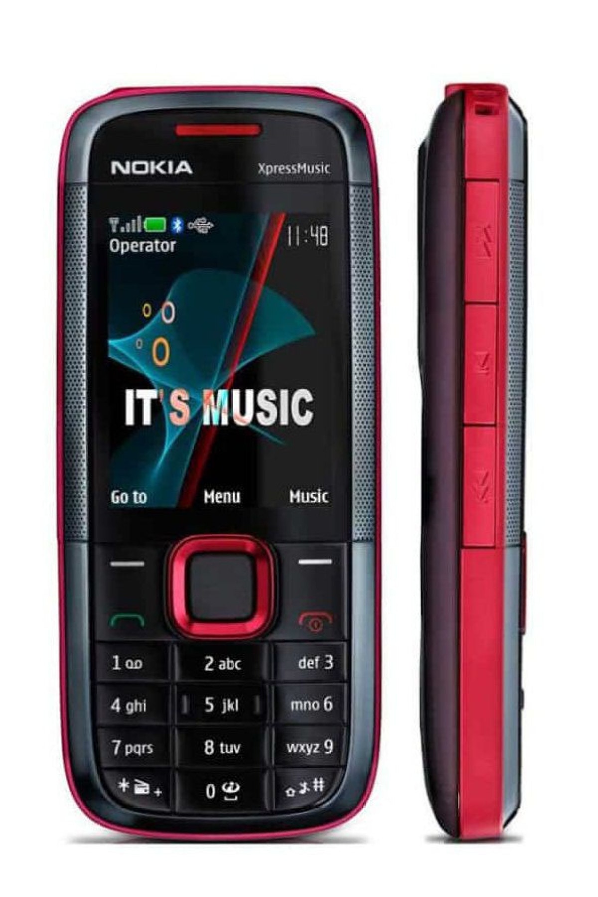 5130 Express Music Kırmızı Tuşlu Telefon