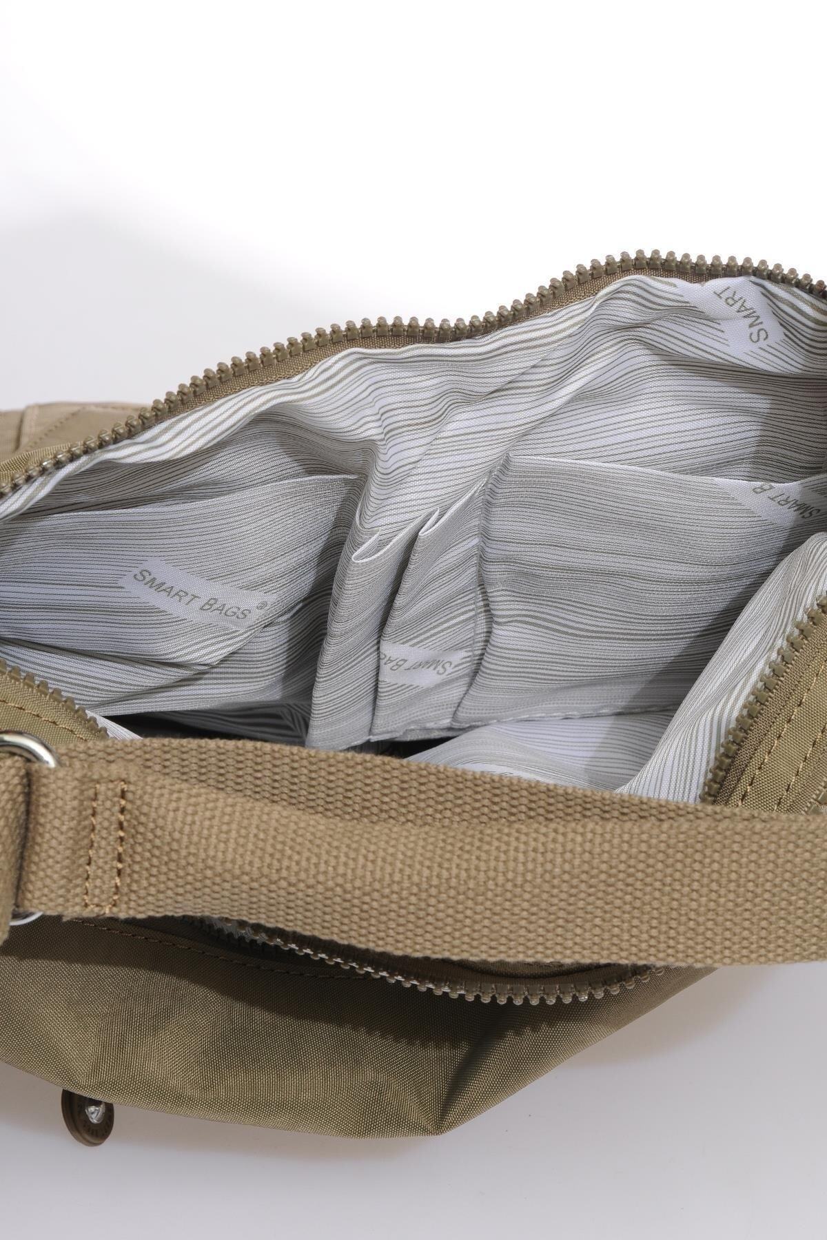 Hem Sırt Hem De Omuz Kadın Çantası Smart Bags 1205 Açık Kahve