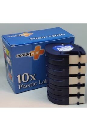 Dymo Letratag Muadili Thermal Plastik Şerit Etiket Beyaz 10'lu 59422