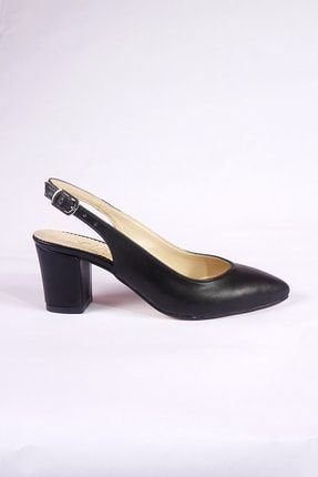 Kadın Siyah Topuklu Ayakkabı PLN-81579885882345-PLN