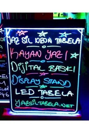 termoform isikli tabela 3 kalemli yaz sil led neon tabela yazi tahtasi uzaktan kumandali isikli yazi panosu 40x60 cm fiyati yorumlari trendyol
