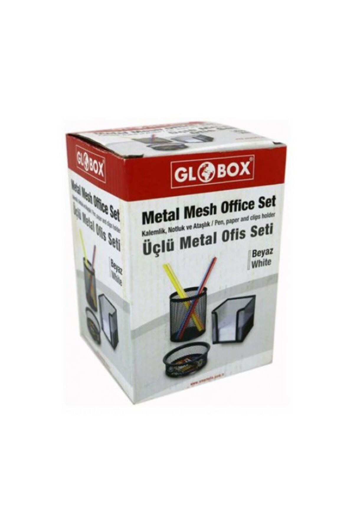 Globox-Метален черен офис комплект от 3 броя 2