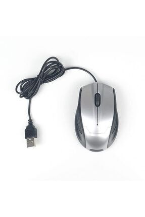 Kablolu Usb Optik Mouse 1600 Dpi Optic Maus Fare Gri w4102-006