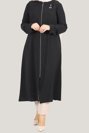 Kombinal Siyah Ayrobin Kumas Broslu Tesettur Buyuk Beden Kap 0271 Fiyati Yorumlari Trendyol