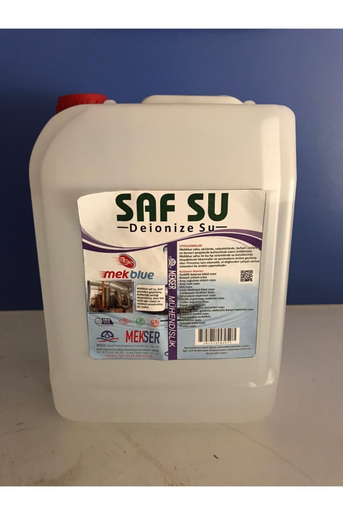 mekser mekblue 5 lt saf su utu ve akulerde kullanilmasi icin saf su fiyati yorumlari trendyol