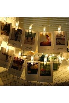 20li Işıklı Albüm - Fotoğraf Mandalı 3 Metre PRA-24416521420