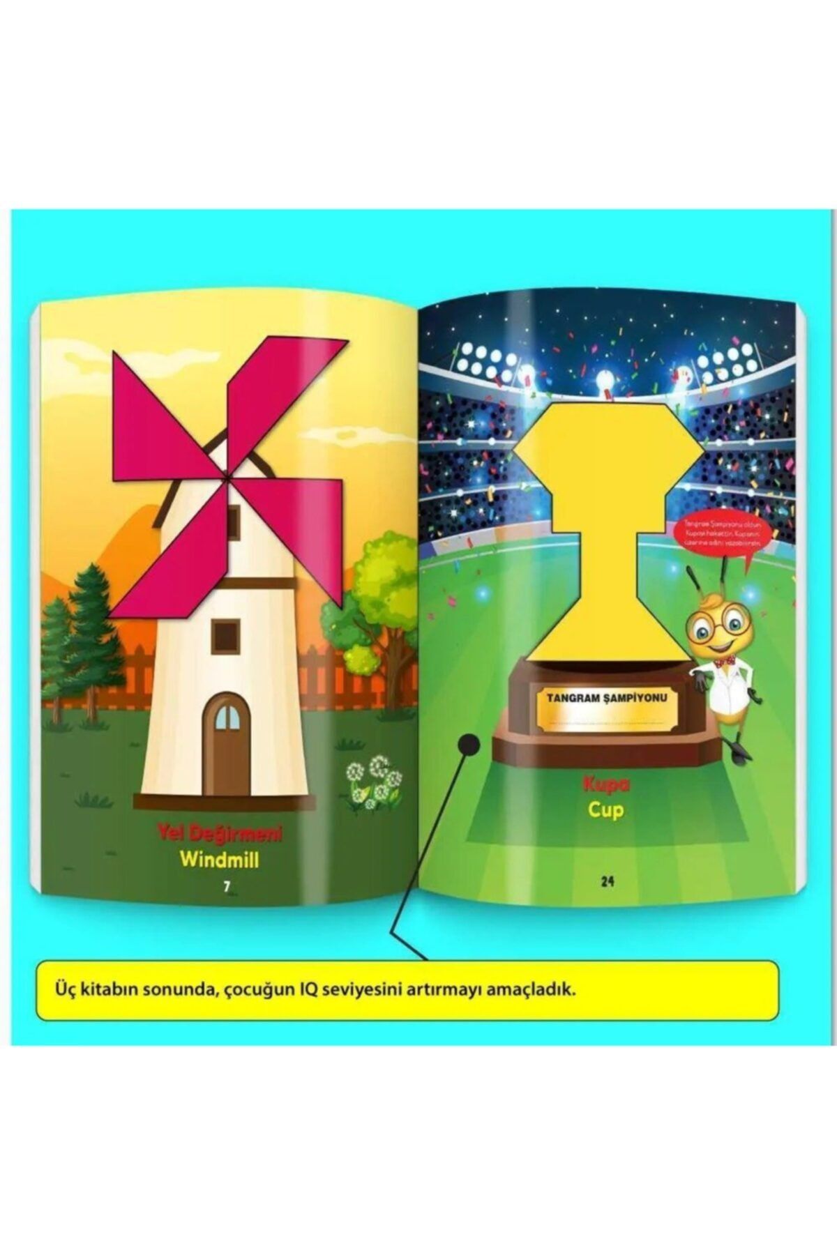 yükselen zeka-3-6 Years Old Inventor Ant Tangram Attention Development Set 5