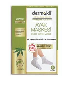 Doğal Kil Ve Kenevir Içerikli Foot Peeling Pack Çorap Tipi Ayak Peeling Maskesi Topuk Çatlak Maskesi TYC00149364293
