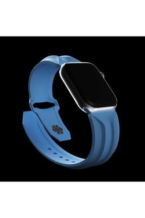 Apple Watch Uyumlu Gray Cyber Band 42/44/45 Mm Kordon tknbnd-gray