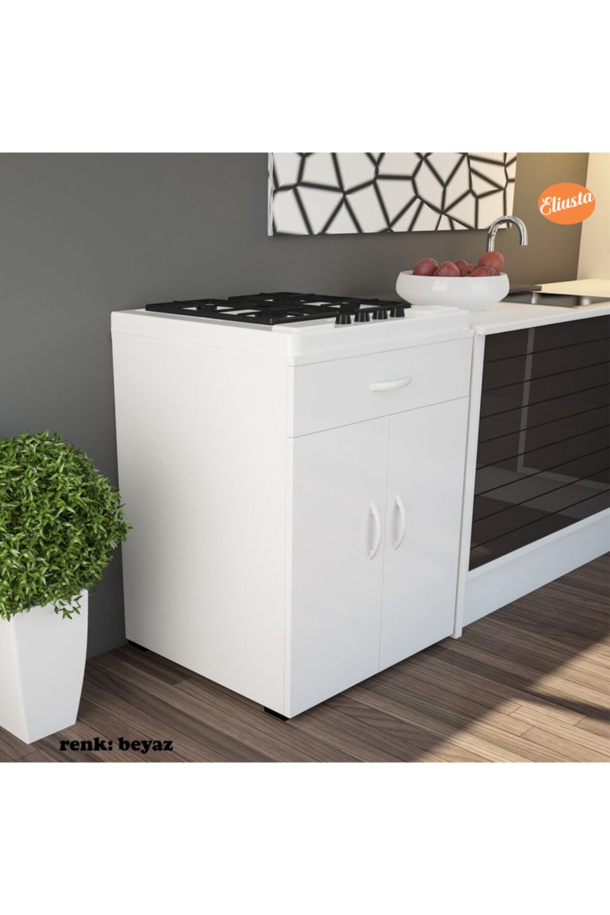 Çok Amaçlı Dolap Set Altı Dolap Mutfak Dolabı Banyo Dolabı #3