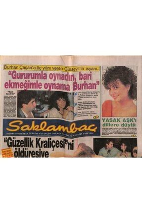 Günaydın Gazetesi Saklambaç Eki 28 Şubat 1988 - Fatma Girik Ve Zeki Müren Yay Burcu'nun Ünlüleri G GZ63378