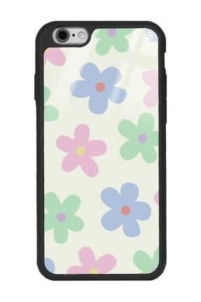 Iphone 6 - 6s Nude Çiçek Tasarımlı Glossy Telefon Kılıfı iphone6sgls3098