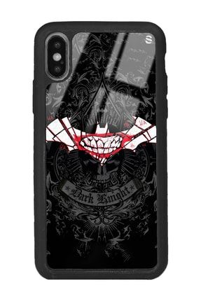 Iphone X - Xs Batman Joker Tasarımlı Glossy Telefon Kılıfı Uyumlu iphonexsgls3045