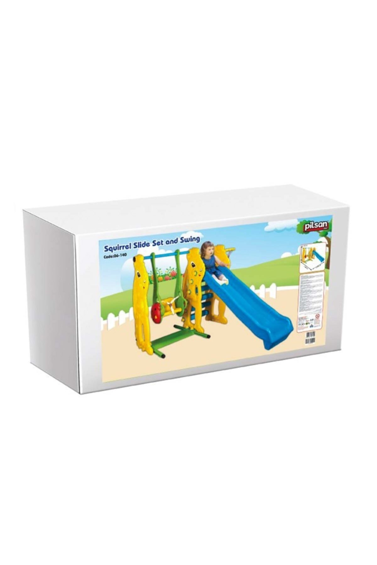 PİLSAN Lisinya193 Sincap Salıncak ve Kaydırak Seti fotoğrafı 3 (önizleme)