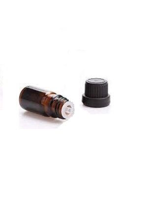 Amber Cam Şişe 20 ml (20 cc) + Damlalıklı Tıpa + Kilitli Sızdırmaz Siyah Kapak CAM-10004