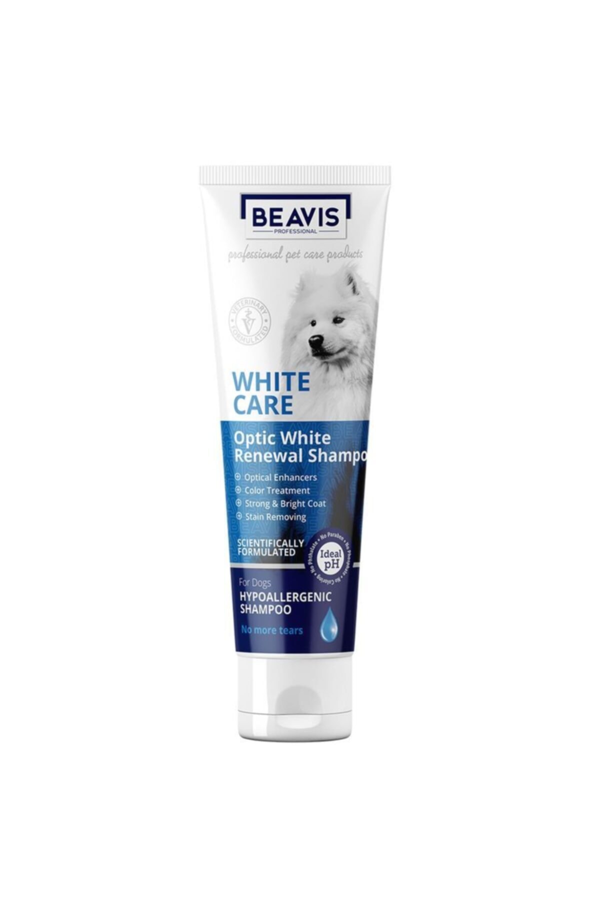 BEAVIS Dog White Care Hypoallergenic Shampoo Beyaz Tüylü Köpekler Için Hipoalerjenik Şampuan 250 ml