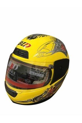 829 Pro Helmets Yellow Full Face Kask BLD829 YLW
