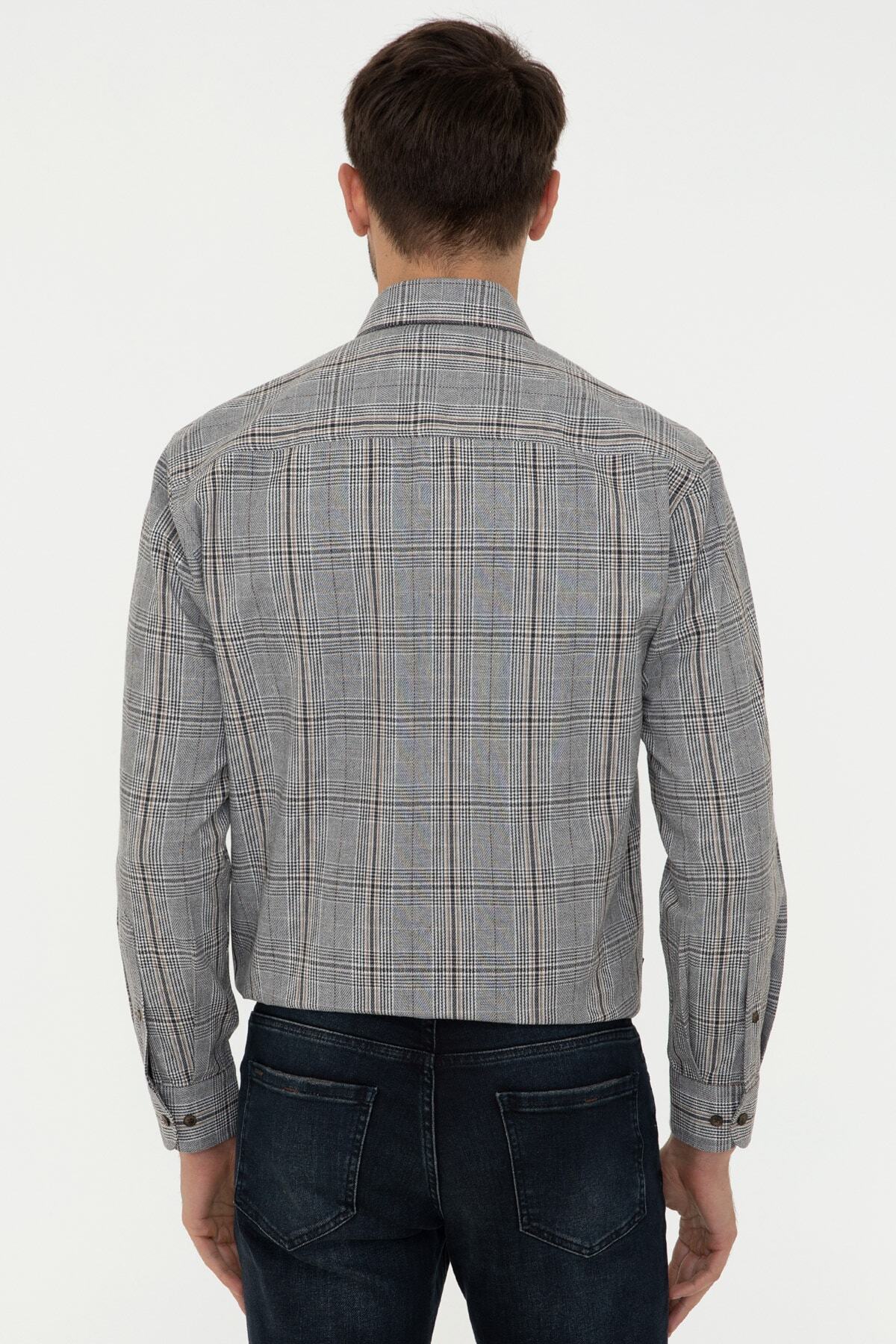 پیراهن مردانه مشکی پیرکاردین | G021GL004.000.1282551 اورجینال - تصویر 3